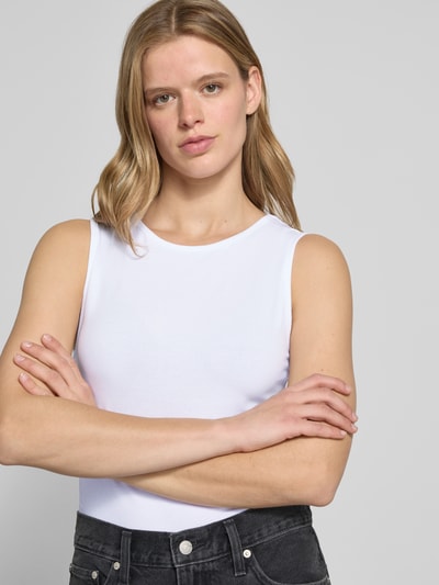 NOISY MAY® Top z okrągłym dekoltem model 'MOLLY' Biały 3