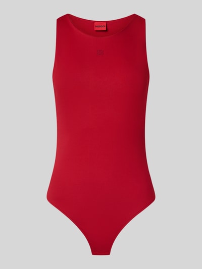 HUGO Slim Fit Tank Top aus Baumwoll-Mix Modell 'DATAMIA' Rot 2