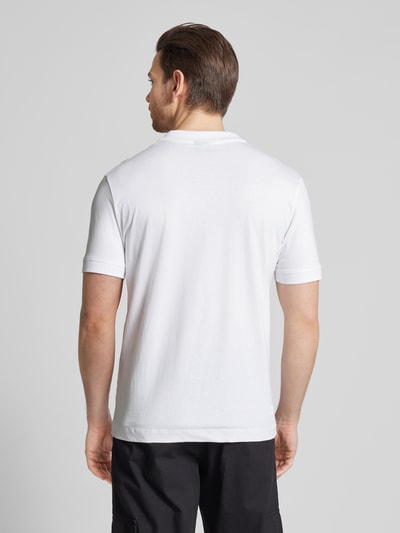 Strellson Poloshirt mit Strukturmuster Modell 'Clark' Weiss 5