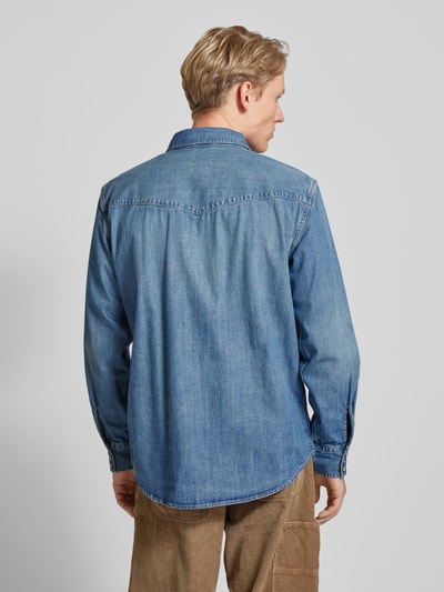 Levi's® Freizeithemd mit Druckknopfleiste Jeansblau 5