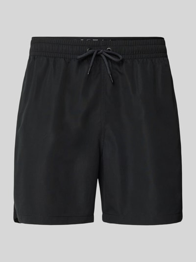 Emporio Armani Badehose mit elastischem Bund Black 1