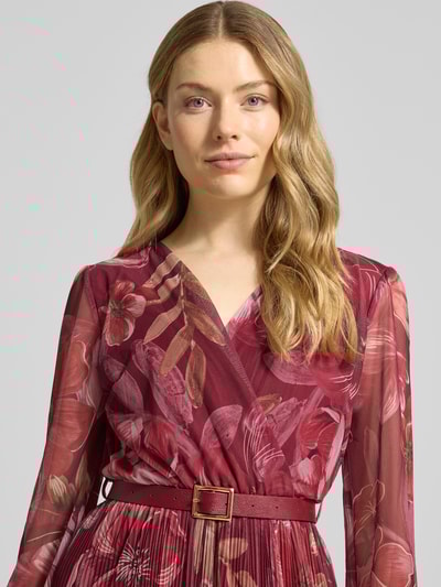 ZABAIONE Maxi-jurk met ceintuur, model ''La44uriaa' Roze gemêleerd - 3