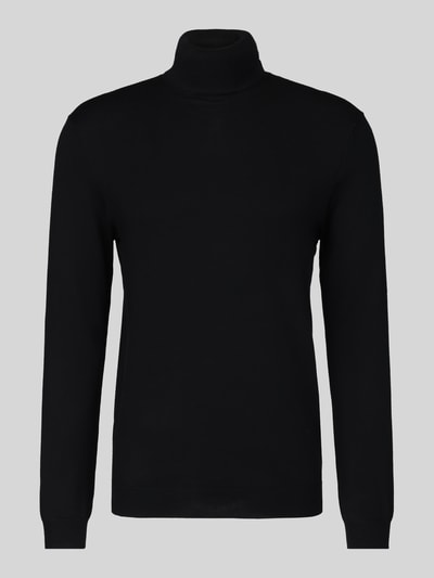 ONLY & SONS Regular Fit Rollkragenpullover aus Viskose-Mix Modell 'WYLER' Black 2