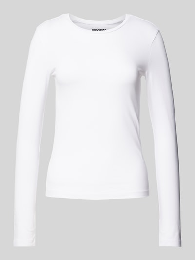 Review Longsleeve mit Rundhalsausschnitt Weiss 1