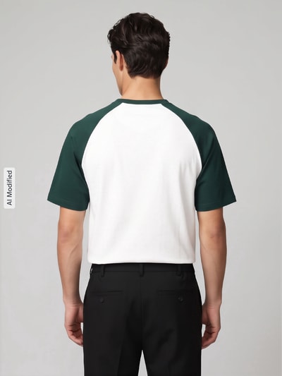 ONLY & SONS Relaxed Fit T-Shirt aus reiner Baumwolle Modell 'HEATON' Offwhite 5