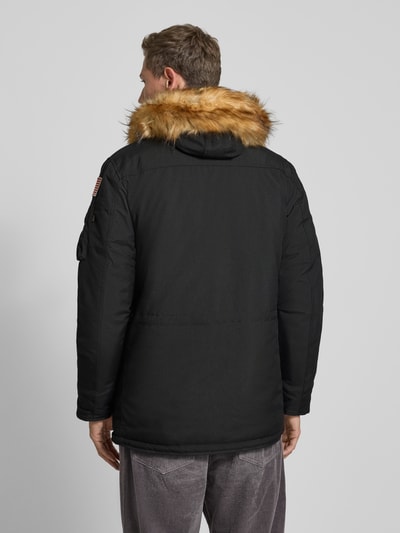 Alpha Industries Parka met labeldetails Antraciet - 5