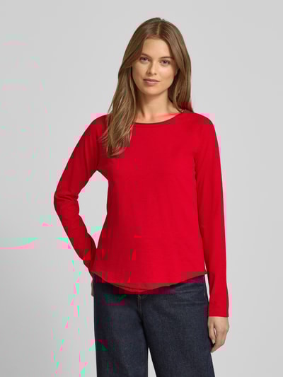 Smith and Soul Bluzka z długim rękawem z dekoltem okrągłym Czerwony 4