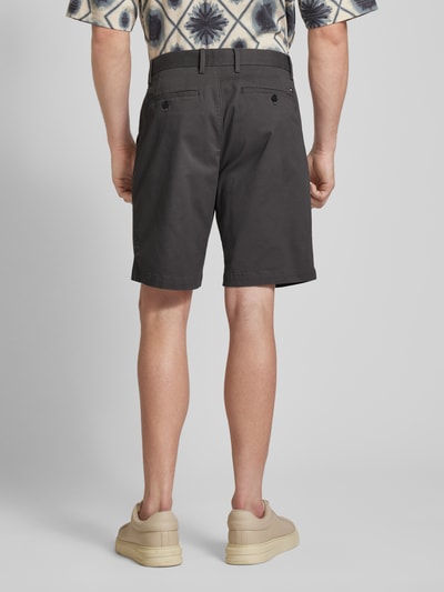 Tommy Hilfiger Straight Leg Chino-Shorts mit Gesäßtaschen Modell 'HARLEM' Anthrazit 5