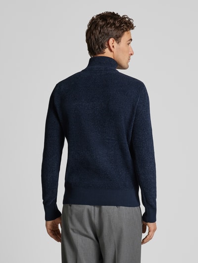 SELECTED HOMME Strickpullover mit gerippten Abschlüssen Modell 'RODNEY' Dunkelblau 5