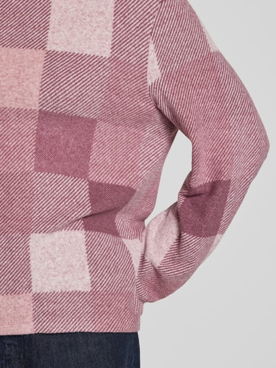 Tom Tailor Bluzka z długim rękawem o kroju regular fit z mieszanki wiskozy Różowy 3