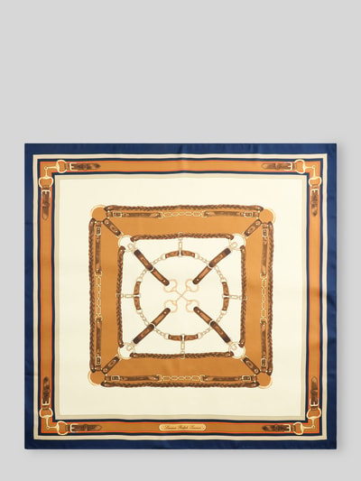 Lauren Ralph Lauren Tuch aus Seide mit Logo-Schriftzug Camel 3