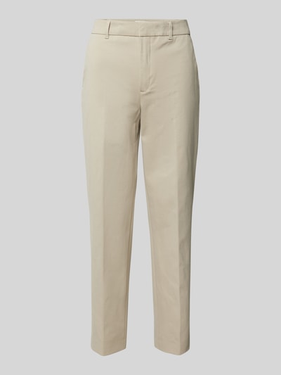 Drykorn Regular fit pantalon met persplooien Beige - 2