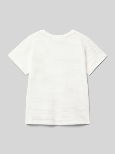 Mayoral T-Shirt mit Label-Badge Offwhite 3