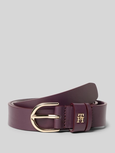 Tommy Hilfiger Riem van echt leer Bordeaux - 1