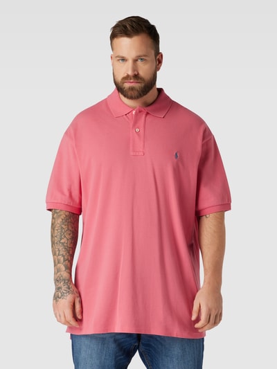 Polo Ralph Lauren Big & Tall PLUS SIZE Poloshirt mit Label-Stitching Hellrot 4