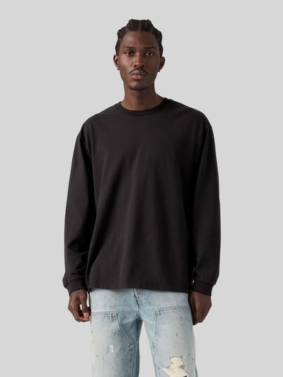 Levi's® Relaxed Fit Langarmshirt aus reiner Baumwolle Black 4