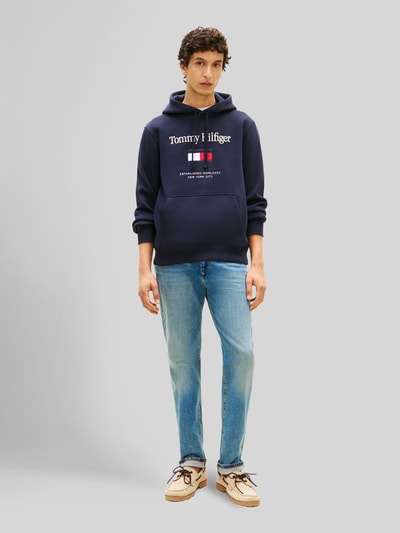 Tommy Hilfiger Regular Fit Hoodie aus Marine 1
