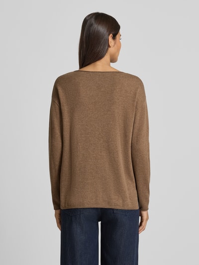 Brax Wollpullover mit Kaschmir-Anteil Modell 'STYLE.LIZ' Taupe 5