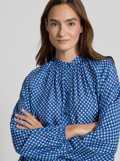 Windsor Regular Fit Bluse aus Viskose-Seide-Mix Royal 3