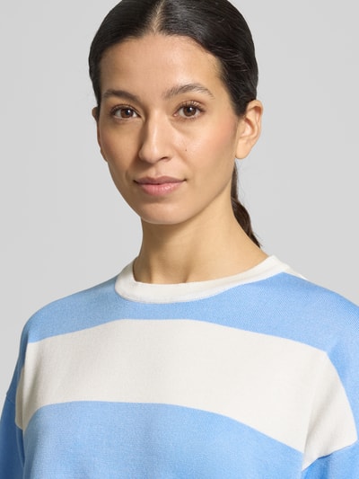 ICHI Relaxed Fit Shirt aus Viskose-Mix Modell 'LULS' Hellblau 3