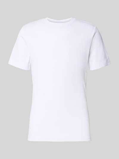 Only & Sons Regular fit T-shirt met ribstructuur, model 'TANNER' Wit - 2