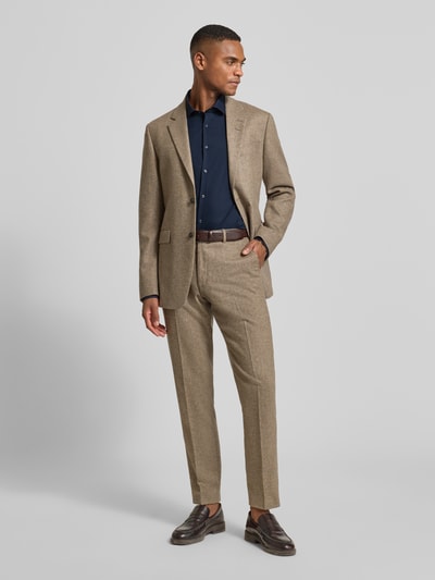 Jake*s Koszula biznesowa o kroju super slim fit ze streczem Granatowy 1