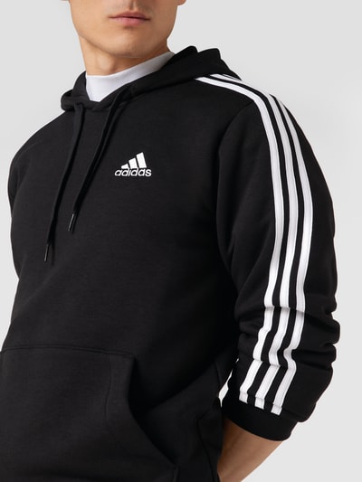 ADIDAS SPORTSWEAR Hoodie met labelstrepen Zwart - 3