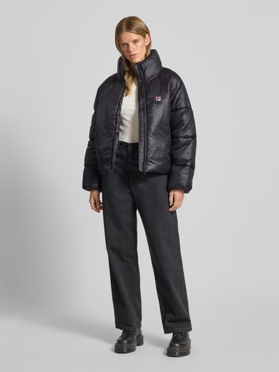 FILA Loose Fit Steppjacke mit Label-Stitching Modell 'MONTEROSA' Black 1