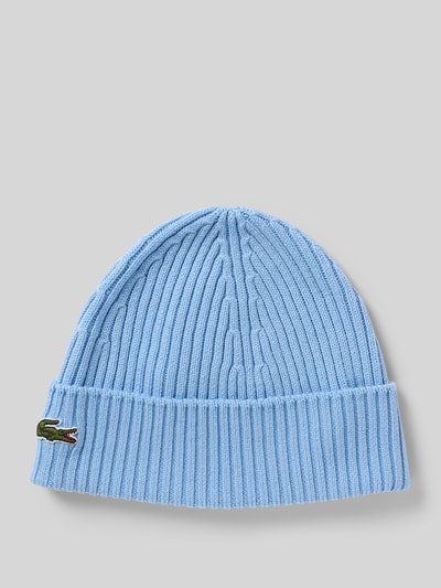 Lacoste Mütze aus reiner Wolle Hellblau 1