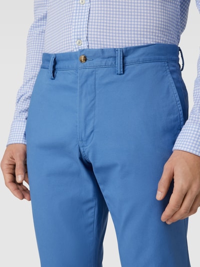 Polo Ralph Lauren Slim fit chino in effen design Oceaanblauw - 3