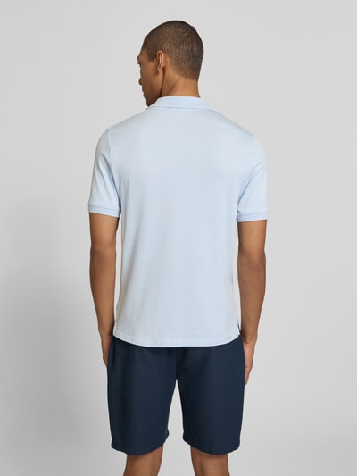 CINQUE Polówka o kroju slim fit z detalem z logo model 'Boll' Jasnoniebieski 5
