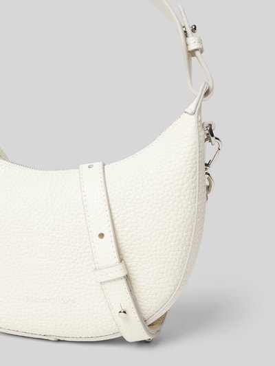 Marc O'Polo Crossbody Bag aus fein genarbtem Rindsleder Ecru 3