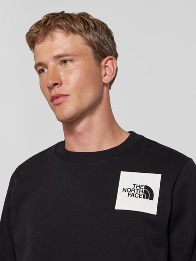 The North Face Sweatshirt mit Label-Patch Black 3