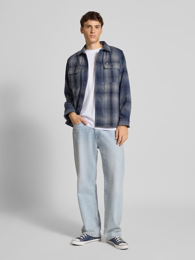 Superdry Kurtka koszulowa z kołnierzykiem typu kent Niebieski 1