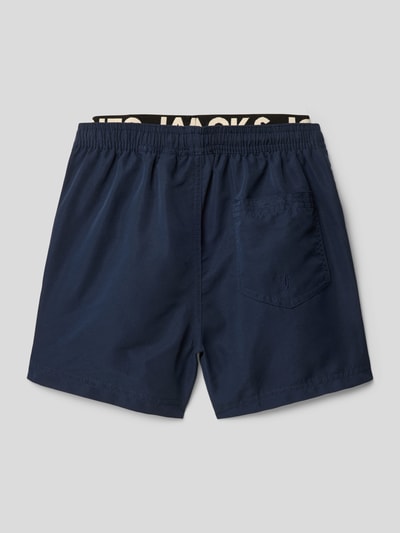 Jack & Jones Badehose mit Label-Detail Modell 'FIJI' Marine 3