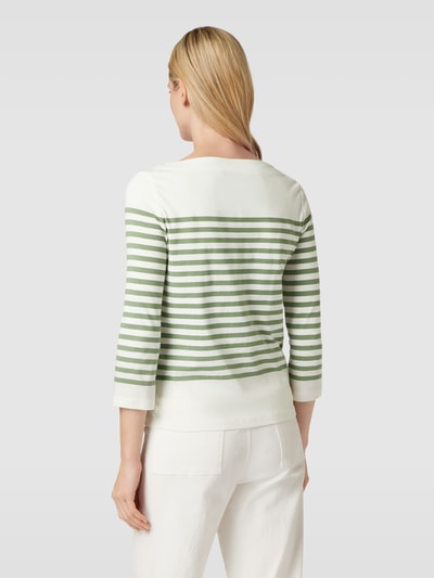 Mango Longsleeve mit Streifenmuster Modell 'PARISIAN' Mint 5