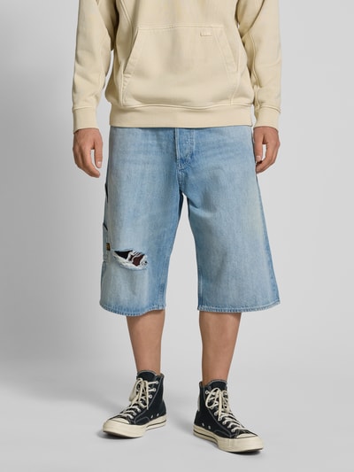 G-Star Raw Bermuda in destroyed-look, model 'BAM' Jeansblauw - 4
