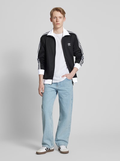 adidas Originals Trainingsjacke mit Zweiwege-Reißverschluss Modell 'BECKENBAUER' Black 1