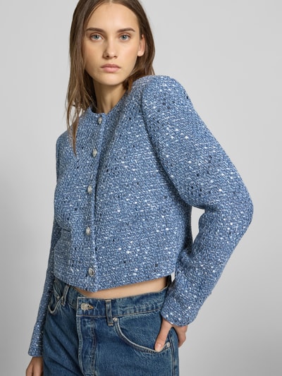 Anine Bing Jacke mit Knopfleiste Blau 3
