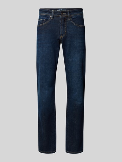 MAC Straight Leg Jeans im 5-Pocket-Design Dunkelblau 2