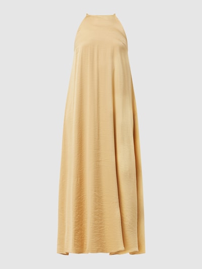 EDITED Midikleid aus Satin Modell 'Johanna' Camel 2