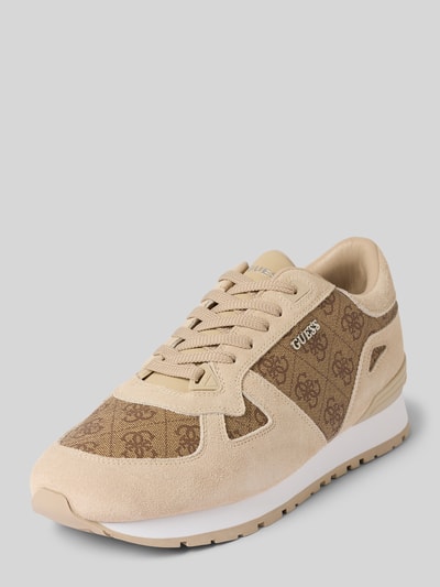 Guess Sneakers met labelapplicatie, model 'TRESA' Beige - 1