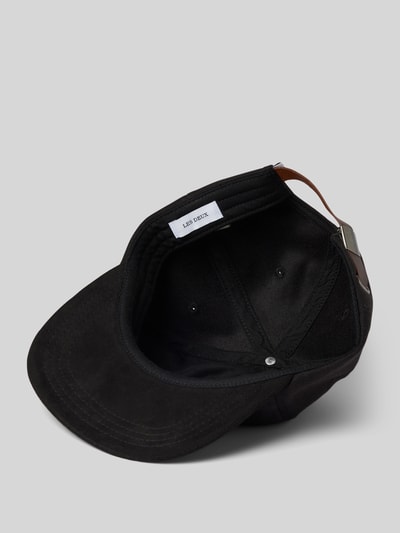 Les Deux Basecap mit Label-Stitching und Viskose-Anteil Black 2