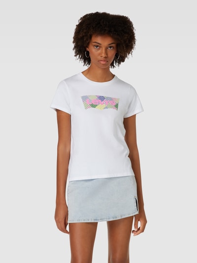Levi's® T-Shirt mit Label-Print Modell 'THE PERFECT TEE' Weiss 4