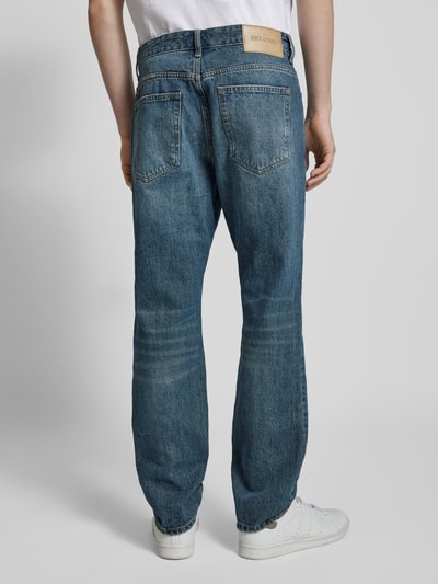 Only & Sons Straight Leg Jeans im 5-Pocket-Design Modell 'EDGE' Jeansblau 5