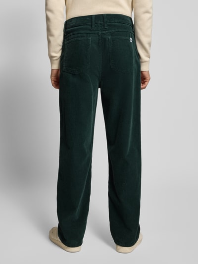 Edwin Corduroy broek met steekzakken, model 'MATRIX PANT' Donkergroen - 5