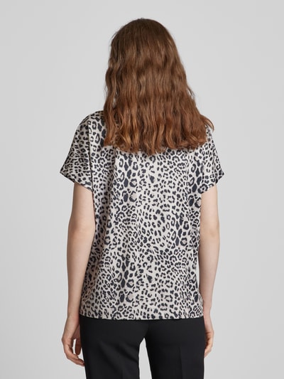 Christian Berg Woman Blouseshirt met dierenprint Zand - 5