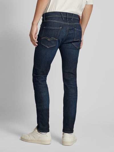 Replay Jeans met 5-pocketmodel, model 'ANBASS' Marineblauw - 5