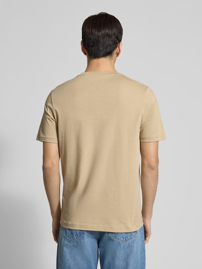 Tommy Hilfiger Regular Fit T-Shirt aus reiner Baumwolle Beige 5
