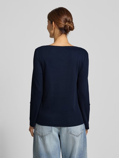 Tom Tailor Regular Fit Langarmshirt aus Baumwoll-Mix Marine 5